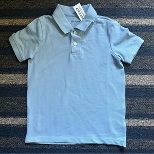 Old Navy Boys Sky Blue Polo Short Sleeve Tee New with tags Size 5